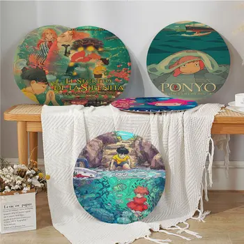 Ponyo Kalju Miyazaki Hayao Dekoratiivsed -, Plüüš-Padi Koju seljatoega Pehme Mugav 50x50 cm Iste Istme Matt