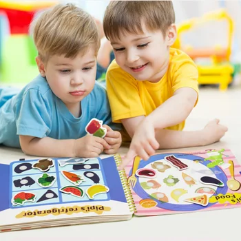 Vaikne Raamat Montessori Hõivatud Raamat Lapse Lapsed Arendada õpioskusi Reisi Meele Mänguasi Õppida webquest