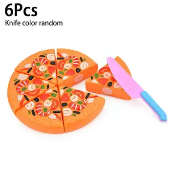Laste Pizza Viilu Lisandid Simulatsiooni Teeselda, Toidu, Mänguasjade Sünnipäeva Toiduvalmistamis Plastikust Õhtusöök Köök Lapsed Mänguasjad Kingitus Ga A0w3
