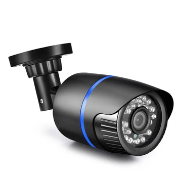 AZISHN H. 265 5MP Bullet CMOS Audio Mikrofon IP Kaamera Veekindel Video Võrgustik 24IR Öö/Päev HD P2P CCTV Kaamerad 3MP/4MP
