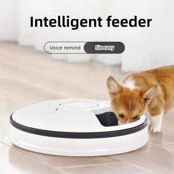 Hulgi-Kuus-auk Tark Investor-Ajastatud Ratsiooni Pet Feeder Automaatne Söötmine Pet Feeder