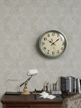 Ameerika retro elutuba luksus kella loominguline Põhjamaade kaasaegne minimalistlik kodu mood magamistuba kella kella vaigistamine