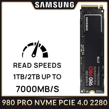 SAMSUNG 980 Pro 2TB SSD 1TB 500G NVMe PCIe 4.0 M. 2 2280 Ketta Ajab PS5 PlayStation5 Sülearvuti Mini PC Notebook Gaming Arvuti