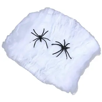 Halloween Ornament Ekstra Realistlik Spider Web Komplekt Võltsitud Ämblikud Super Venitada Halloweeni Dekoratsioonid Partei Asjade Halloween