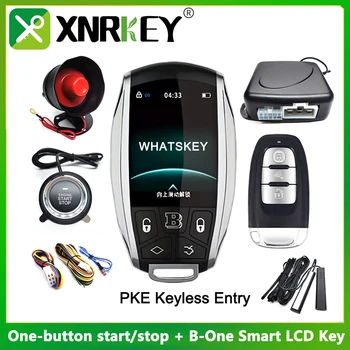 XRNKEY puldiga Start Stop Mootori Võtmeta Sisenemise Push Start Süsteem Kesklukustus Automaatika Auto Alarm Koos Autos