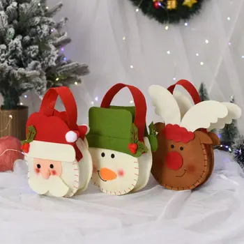 Tree Teenetemärgi Ornament Villast Vilt Bag Lastele Lapsed Hakkama Jõulud Kingitused Kotti, Kott Kingitus Kott Kommi Kott