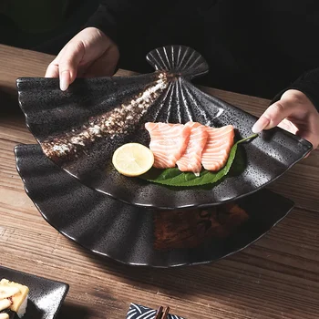 Sushi Plaadid Sashimi Sushi Sahtel Küpsetatud Liha Korea Suupisted Jaapani Toitu Keraamiline Teenindavad Plaadil Köögi-Ja Lauanõud Dinnerware