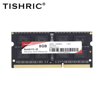 TISHRIC Ram DDR4 Mälu DDR3 4GB 8GB 16GB Sülearvuti Ram 1600 2400 2666 3200 MHz Suure Jõudlusega Sülearvuti Ram-Mälu