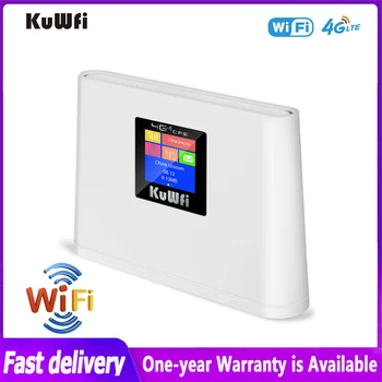 KuWFi 4G SIM WIFI Router 150Mbps Wireless Router RU/Korea/Hispaania/Prantsusmaa Lukustamata Ülemaailmse FDD/TDD Ruuter Modem Sim-Kaart