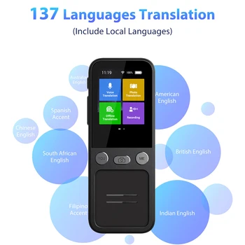Kaasaskantav Hääl Foto Tõlkija Reaalajas Tõlkimine Smart Pen-Touch Ekraani Offline Tõlkijad Multi-Keeles