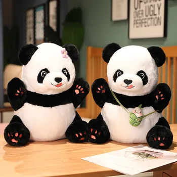 Armas Simulatsiooni Giant Panda Nukk Palus Mänguasjad Magab Padi Nukud Panda Ripats võtmehoidja Sünnipäeva Kingitus Lastele ja Tüdrukud