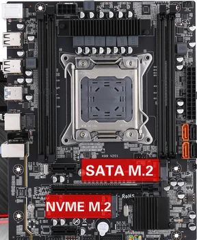UUE emaplaadi LGA-2011-3 NVME SATA M. 2 pesa Toetab quad-channel DDR4 ECC SATA3.0 USB3.0 4.7 67 Revie