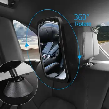 UUS Reguleeritav Auto Rearview Mirror Beebi/lapse Auto Istme Ohutus Peegel Ekraan Peatugi kvaliteetne Auto Interjööri Disain