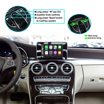 Traadita Carplay adapter Android Auto Liides Mercedes ML GLS Klassi NTG5 2015-18 w205 carplay auto elektroonika