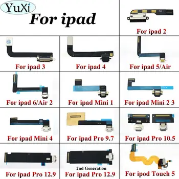 YuXi iPad 2 3 4 5 6 Õhu-2 Mini 1 2 3 4 Pro 9.7 10.5 12.9 touch 5 Laadijaga Laadimine Sadamas Dock-USB-Liides Andmete Flex Kaabel