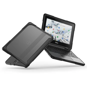 Stand Case Dell Chromebook 11.6 Tolline Mudel 3100 3110 2-in-1 Full Keha Kaitse Põrutuskindel PC+TPU Funda