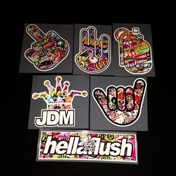 Jaapani JDM Auto Racing Kleepsud Sülearvuti Mootorratta Auto Rula Bike Veekindel Decal Anime Plakat Graffiti Kleebis