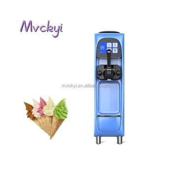 Mvckyi 110V 1000W Kaubanduslik Täis Automaatne Vertikaalne Soft Serve Jäätise Masin Elektrilised Maitsed Magus Koonus Gelato Tegija