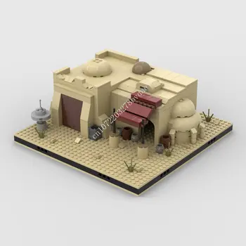 623PCS KES Ruumi Lahing Modulaarne Tatooine Kõrb Pubi Mudel ehituskivid Tehnoloogia Tellised DIY Creative Assembly Mänguasjad, Kingitused