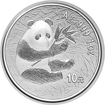 2000 Hiina Panda hõbemünt Reaalne Originaal 1oz Ag.999 Hõbe Mälestus Maailma Koguma Münte, 10 Jüaani NUC