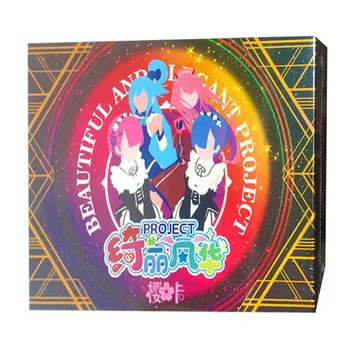 Uus Jumalanna Cherry Blossom Anime Kogumise Kaart Heartthrob Tüdruk Harv Pr Sxr Metall Kaardid Laste Lauamäng Mänguasi Kingitus
