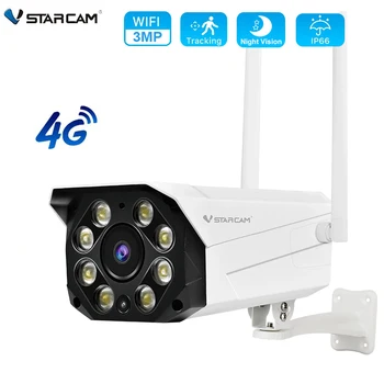 Vstarcam 3MP IP Kaamera Wifi/4G Sim-Kaardi Väljas Järelevalve Kodu Securtiy Kaitse CCTV WiFi Camara 2k Video Traadita Kaamera