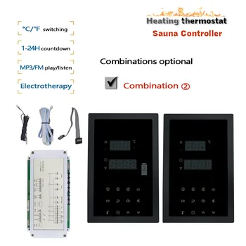 Taimer 1-24 Tundi Sauna temperatuuri regulaator 100-240VAC multi-function TUYA WIFI saun termostaat