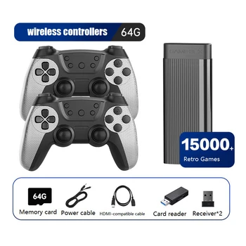 Mäng Stick 15000 Mängud H9 Portable Mängud Konsool koos 2 Juhtmevaba Kontroller video mängu konsool PS1 SOCIALI Retro Video Mängu