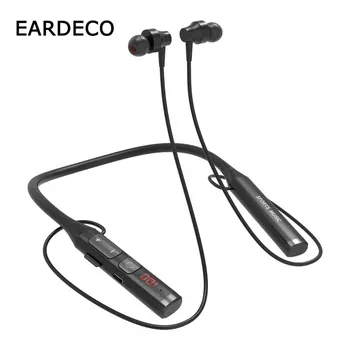 EARDECO 5 EQ Mõju Bluetooth Kõrvaklappide Juhtmeta Kõrvaklapid Bass Kaelus Kõrvaklapid Stereo Sport Headset koos Mic Toetada TF