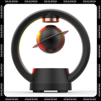 Magnetic Levitation Planeedi Juhtmevaba Bluetooth Kõlar Ruumi Kosmoselaev Uudsus Desktop RGB Bassikõlar Audio Hifi Heli Kvaliteet TK