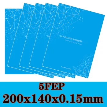 FEP Film 5.5 200*140mm jaoks Creality ANYCUBIC Footon S Elegoo Mars 0,15 mm UV-Vaik 3D Printerid, Release Filmide Printer FEP Leht