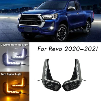 Kvaliteet Toyota Hilux Revo 2020 2021 LED PÄEVATULED päevatuled, kus Omakorda Signaali Kaitseraua udutule kaugtulelatern
