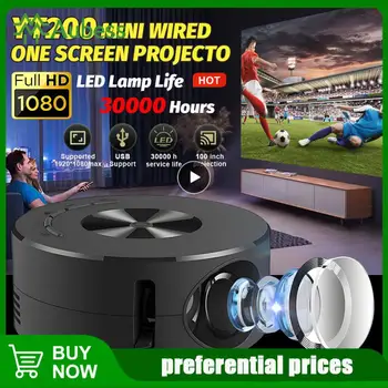 Mini Projektor LED-Home Media Player Audio Kaasaskantav Proyectors 320X180 Pikslit Toetab 1080P USB Video Beamer