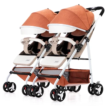 Kaksikud strollers saab istuda ja lamada ja võib jagada ultra-kerge ja kaasaskantav kokkuklapitavad beebi strollers.
