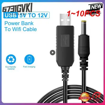 1~10TK USB DC Power Cable 5V, Et 12V Boost Converter 8-Adapterid-USB-DC Jack Laadimise Kaabel Wifi Ruuter Mini Fänn