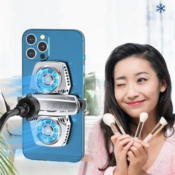 4 pr Mobiiltelefoni Külmik mobiiltelefoni Universaalne jahutusradiaator Radiaatori Ventilaator Jahutamiseks iPhone Huawei Samsung Xiaomi Telefon PortableHolder