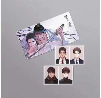 [pre-müük euroopa liidu Ametlike] korea manga Terasest Tehtud Silk ID-Foto