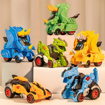 2 In 1 Koletis Veoauto Ümberkujundamise Auto Mänguasi Lastele Dinosaurus Auto Mänguasi Ümberkujundamise Mänguasjad Poiss Deformatsioon Arvandmed Robot Mänguasjad