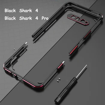 Kuum! Alumiinium Metall Bumper Case For Black Shark 4 Pro Blackshark 4Pro Slim Piiri Kate JUHUL Len Carmera+Raam Protector