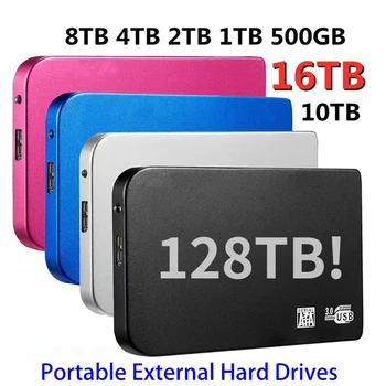 Kaasaskantav Algse 500GB 128TB SSD kiire Väline Solid State kõvaketas USB3.0 Liides HDD Mobile Hard Drive Sülearvutid