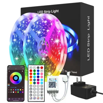 Smart LED Riba App Muusika Sünkroonimine Värvi muuta RGB Valgus Riba puldiga Lamp Magamistuba Tuba Home Decor