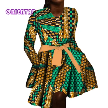 Hulgi-Aafrika Kleit Naistele Aafrika Vaha Prindi Kleidid Dashiki Pluss Suurus Aafrika Stiilis Rõivad Naistele Office Kleit WY2892