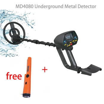 MD-4080 Kõrge Tundlikkus Underground Metal Detector Professionaalne Veealuse Otsingu Kulla Kaevur Otsimine Treasure Hunter Finder