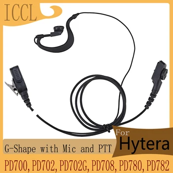 G-Kuju Kuular jaoks Hytera PD700,PD702,PD702G,PD708,PD780,PD782 Walkie Talkie Raadio 2-Tee Järelevalve Headset koos Mic-ja RS