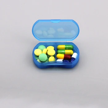 1tk Mini Portable Storage Box Vastupidav Reisi Meditsiin Omanik Pill Box Tablett hoiukarpi Konteiner Sõltumatu Korraldaja Vahendid