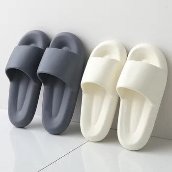 Flip-flops suvel naiste paksud platvorm libisemiskindlad vaikne sandaalid pehme ainus mood flip-flops naised