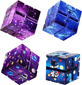 Loominguline Infinity Magic Cube Tähistaeva Square Puzzle Mänguasjad Muutlik Kuubik Käte Klapp Puzzle Cube Dekompressiooni Lõõgastav Kingitus