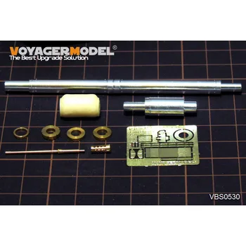 Voyager Mudel VBS0530 Kaasaegse saksa Rh-M-120 L/55 120mm Gun Barrel w/kuulipilduja (Leopard2 Revolution2) (GP)