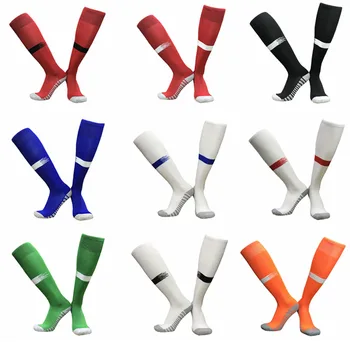Täiskasvanud blokeerumisvastased põlvikud sokid paksud sukad mugav spordi sokid jalgpall korvpall meeste jalgpall jalgrattasõit naiste Jalgpalli Sokid