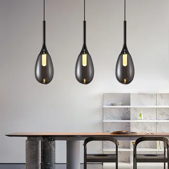 Nordic Light-Luksuslik Kohvik Ripats Kerge Loominguline Restoran Vee Tilk Leibkonna Kodu Kaunistamiseks Magamistuba Öö Klaas Droplight